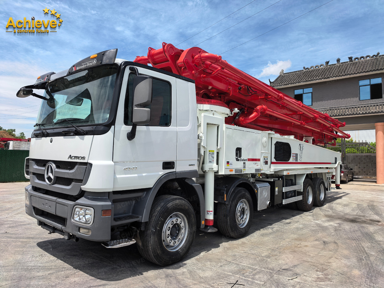 Putzmeister Putzmeister M56-4RZ Actros 4141Mercedes-Benz Concrete pump truck 【ACHIEVE】TOP CONDITION!!! - Betongpump: bild 5 Putzmeister Putzmeister M56-4RZ Actros 4141Mercedes-Benz Concrete pump truck 【ACHIEVE】TOP CONDITION!!! - Betongpump: bild 5