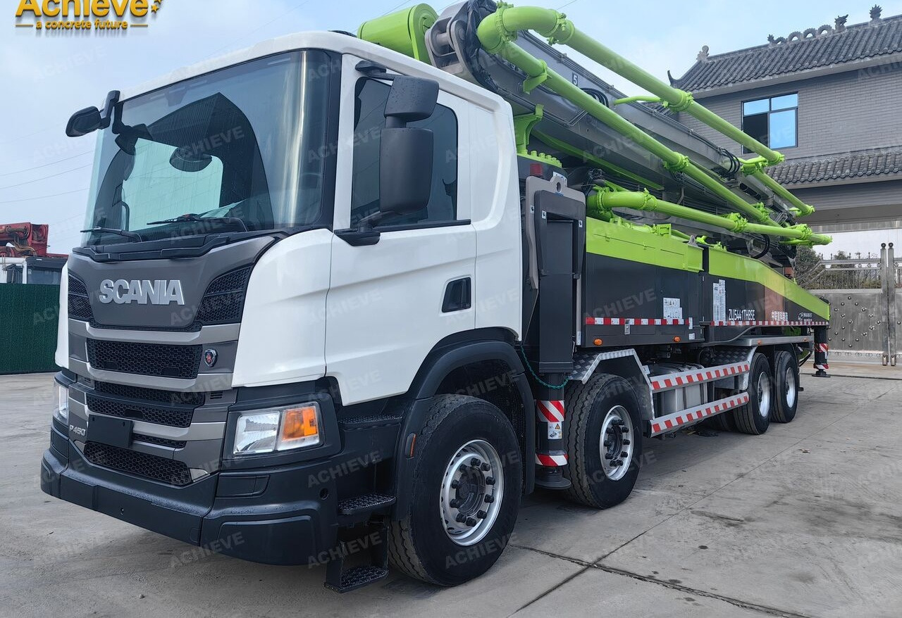 ZOOMLION ZOOMLION 2019 ZOOMLION 56X-6RZ 56M Scania P450 8x4【ACHIEVE】TOP CONDITION!!! - Betongpump: bild 2 ZOOMLION ZOOMLION 2019 ZOOMLION 56X-6RZ 56M Scania P450 8x4【ACHIEVE】TOP CONDITION!!! - Betongpump: bild 2