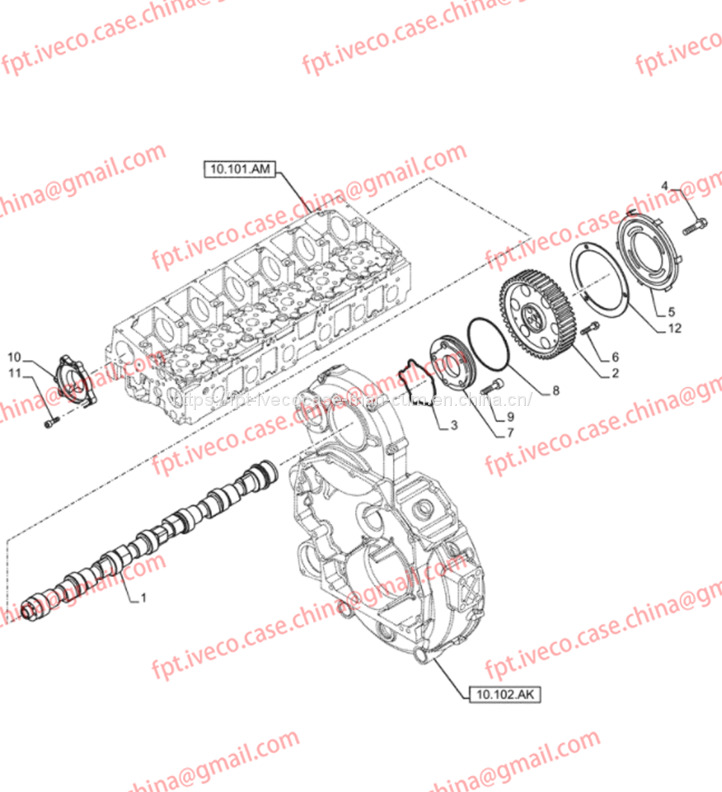FPT IVECO CASE Cursor9 F2CFE614A*B041/F2CGE614F*V004 5802431166 Timing plate504378920 - Motor och reservdelar: bild 1 FPT IVECO CASE Cursor9 F2CFE614A*B041/F2CGE614F*V004 5802431166 Timing plate504378920 - Motor och reservdelar: bild 1