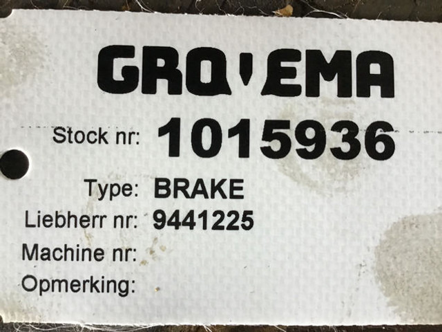 Liebherr Brake Housing - Bromsskivor: bild 1 Liebherr Brake Housing - Bromsskivor: bild 1