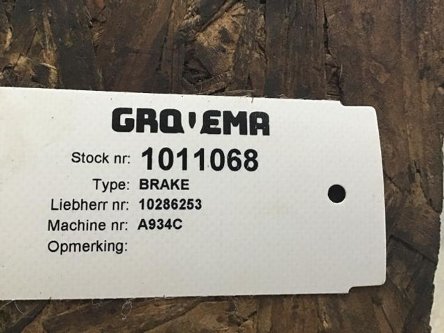 Liebherr Brake - Bromstrummor: bild 3 Liebherr Brake - Bromstrummor: bild 3