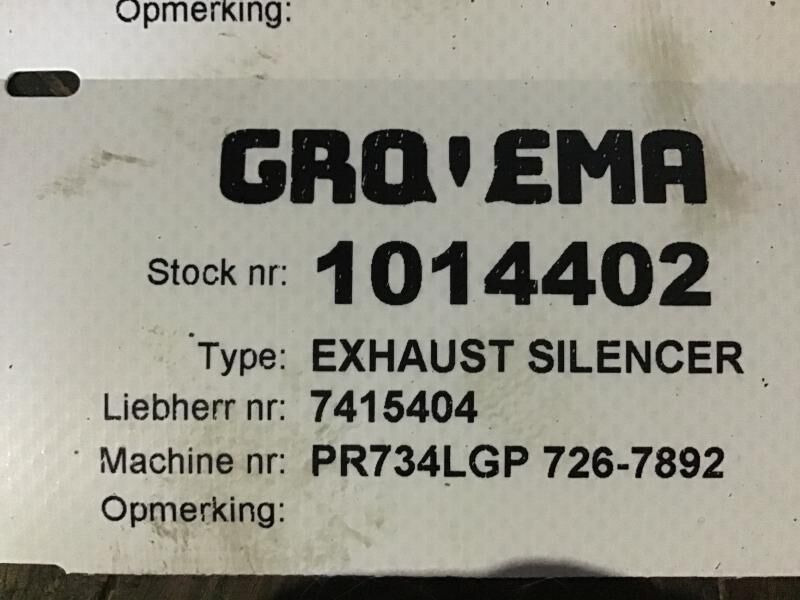 Liebherr Exhaust Silencer - Ljuddämpare: bild 3 Liebherr Exhaust Silencer - Ljuddämpare: bild 3