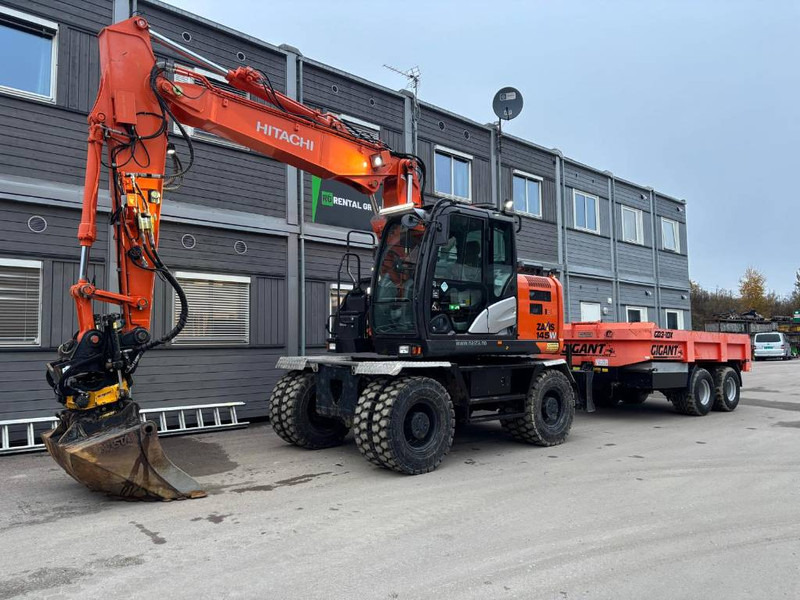 Hitachi ZX 145 W-6 - Grävmaskin på däck: bild 1 Hitachi ZX 145 W-6 - Grävmaskin på däck: bild 1