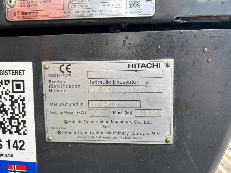 Hitachi ZX 300 LC-6 - Bandgrävare: bild 5 Hitachi ZX 300 LC-6 - Bandgrävare: bild 5