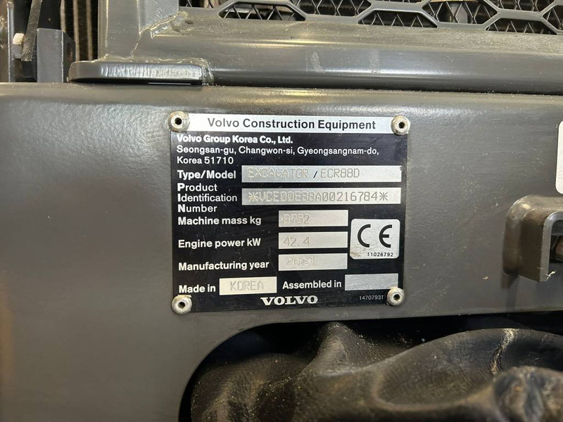 Volvo ECR 88 D PRO - Minigrävmaskin: bild 5 Volvo ECR 88 D PRO - Minigrävmaskin: bild 5