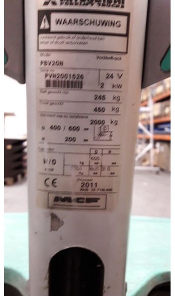 Mitsubishi PBV20N - Låglyftar: bild 4 Mitsubishi PBV20N - Låglyftar: bild 4