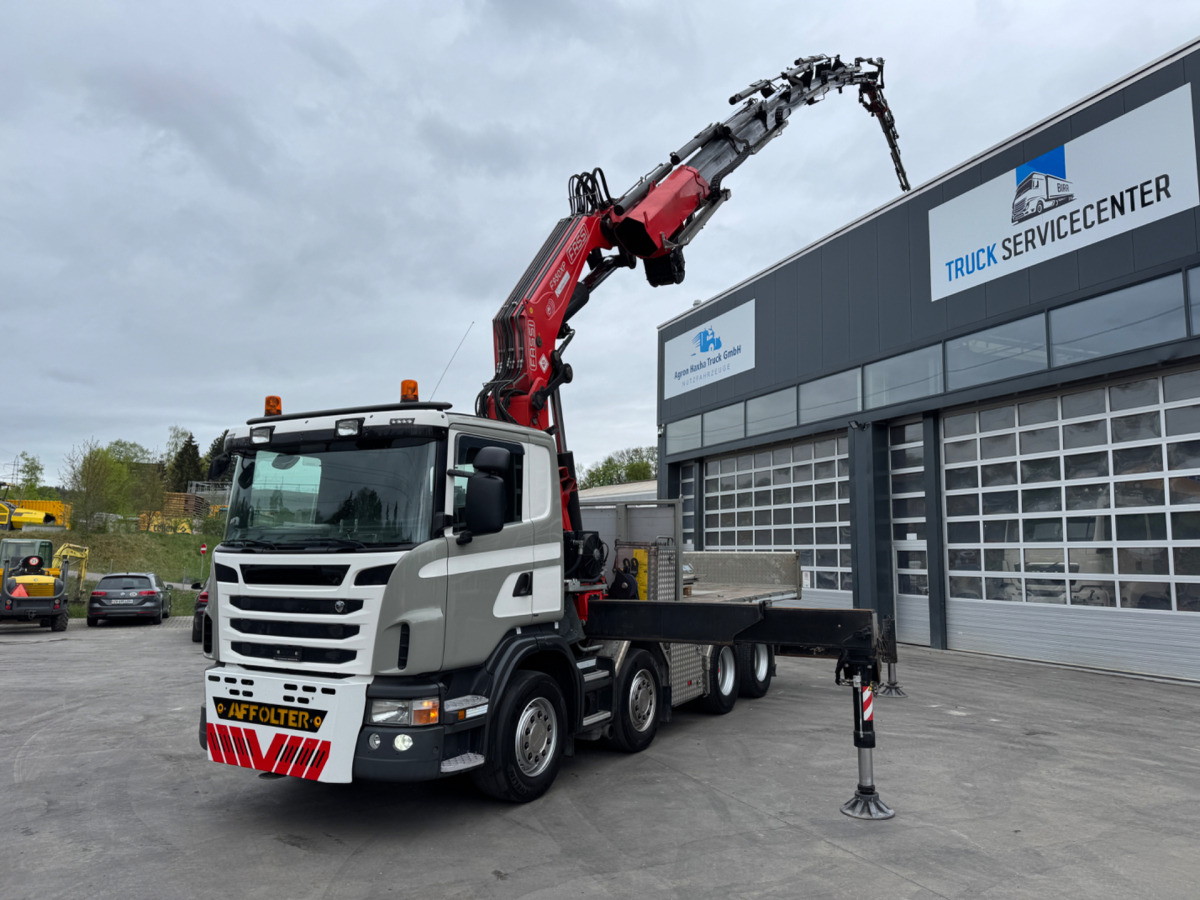 SCANIA G480 8x4 SZM/Pritsche Fassi 950 - Kranbil: bild 2 SCANIA G480 8x4 SZM/Pritsche Fassi 950 - Kranbil: bild 2