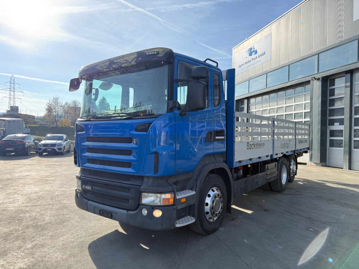 SCANIA R480 6x2 Alu - Flakbil: bild 1 SCANIA R480 6x2 Alu - Flakbil: bild 1