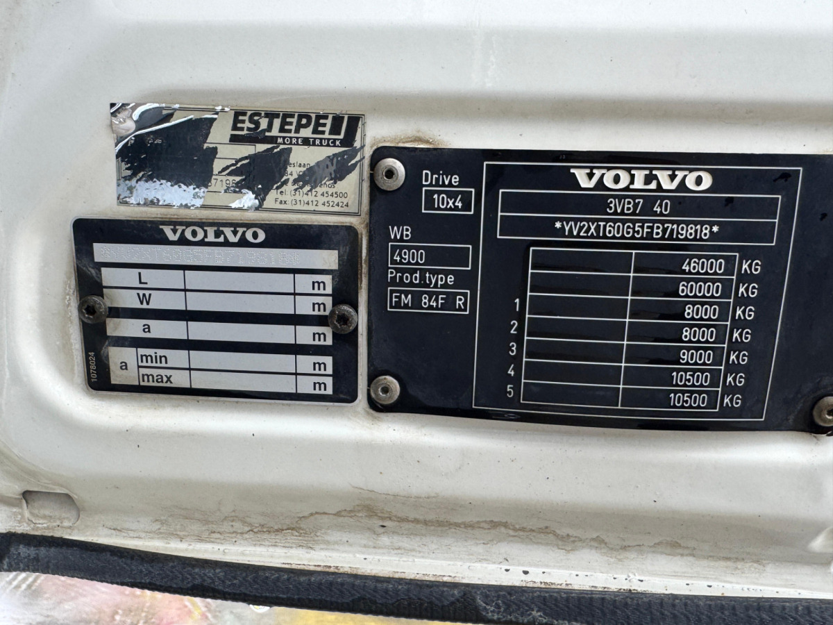 Leasa VOLVO FMX-540 10x4 VOLVO FMX-540 10x4: bild 13