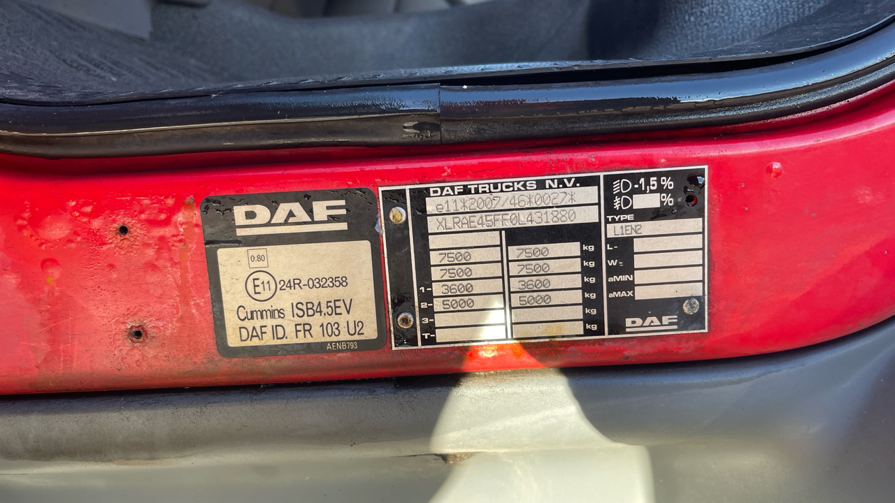 Lastbil med skåp Daf LF 45.140: bild 12