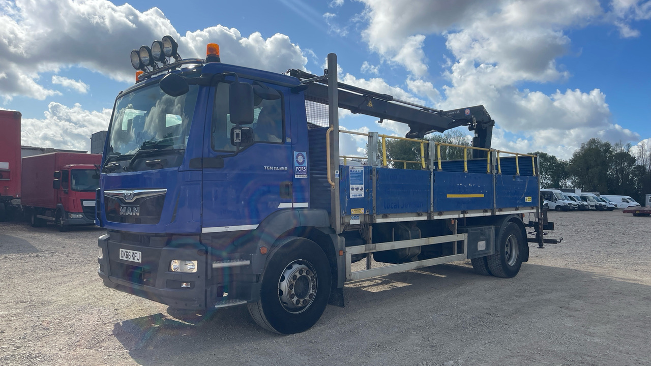 Man TGM 18.250 - Flakbil, Kranbil: bild 2 Man TGM 18.250 - Flakbil, Kranbil: bild 2