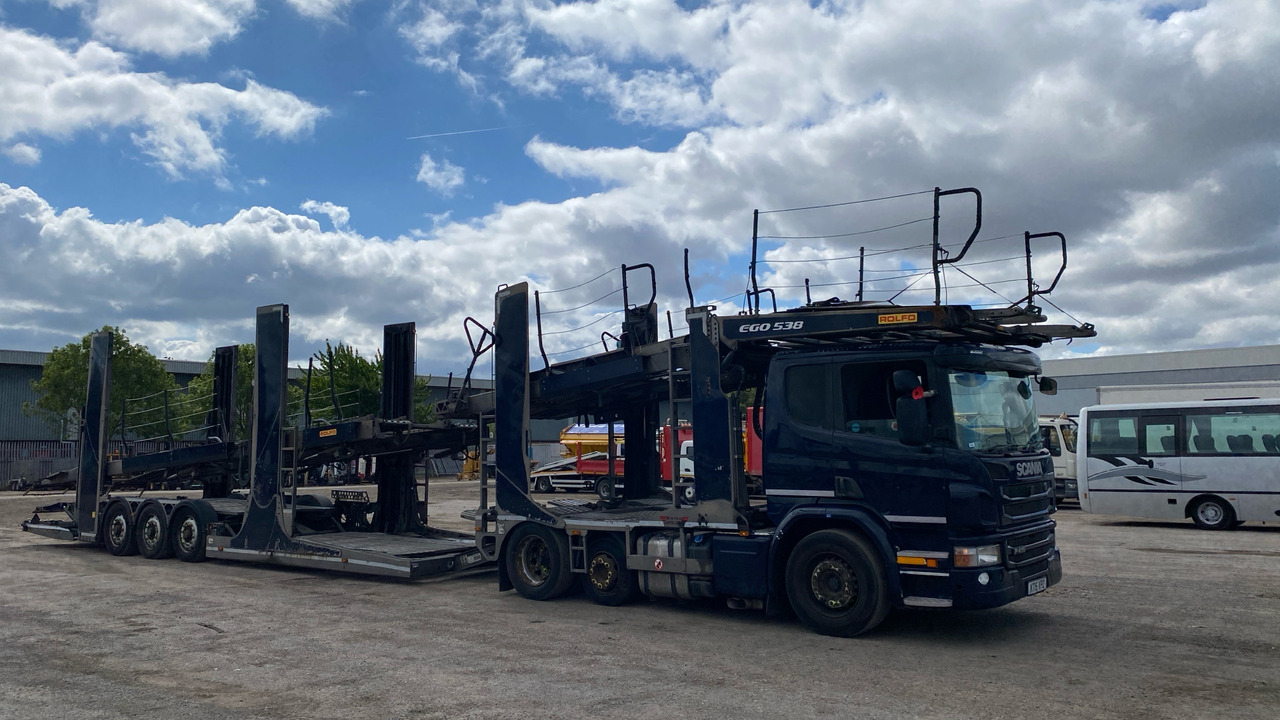 SCANIA P 410 - Biltransportbil lastbil: bild 1 SCANIA P 410 - Biltransportbil lastbil: bild 1