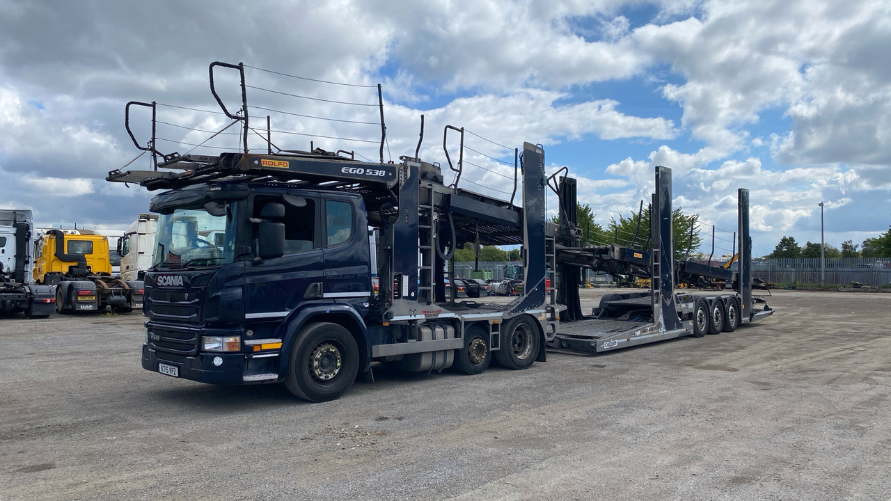 SCANIA P 410 - Biltransportbil lastbil: bild 2 SCANIA P 410 - Biltransportbil lastbil: bild 2