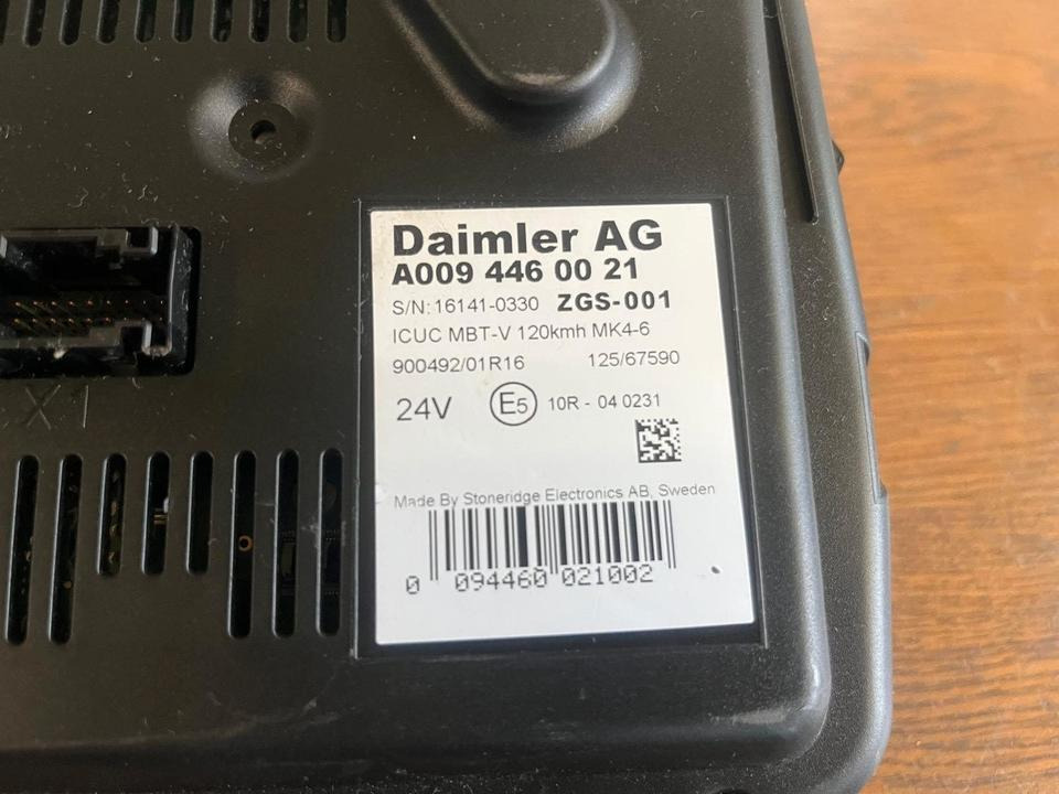 Mercedes Benz Actros MP4 Kombiinstrument / Tacho A0094460021 - Instrumentbräda för Lastbil: bild 3 Mercedes Benz Actros MP4 Kombiinstrument / Tacho A0094460021 - Instrumentbräda för Lastbil: bild 3