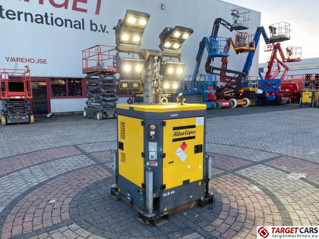 Atlas Copco QLB60 Tower Light 4x350W Led - Belysningsmast: bild 1 Atlas Copco QLB60 Tower Light 4x350W Led - Belysningsmast: bild 1