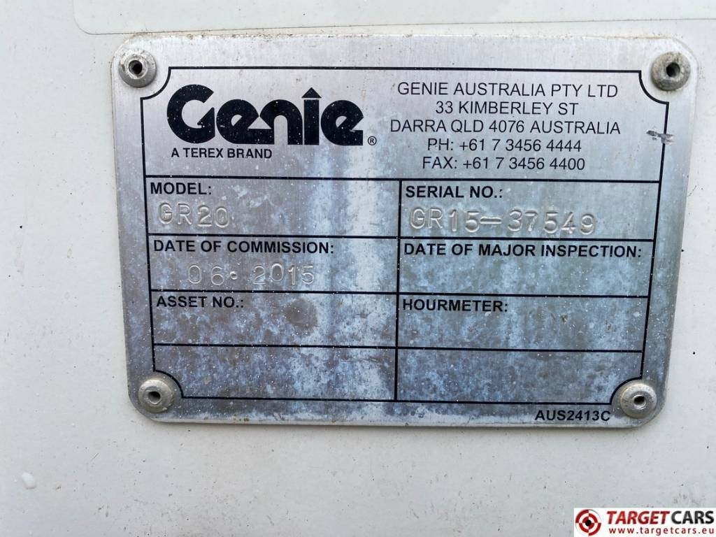 Pelarlift Genie GR-20 RunAbout Electric Vertical Mast Lift 802cm: bild 11 Pelarlift Genie GR-20 RunAbout Electric Vertical Mast Lift 802cm: bild 11