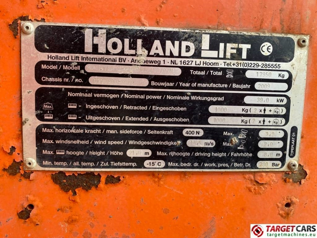 Saxlift Holland Lift T210DL25 4WD Diesel T-210DL25 Scissor WorkLift 23M: bild 10