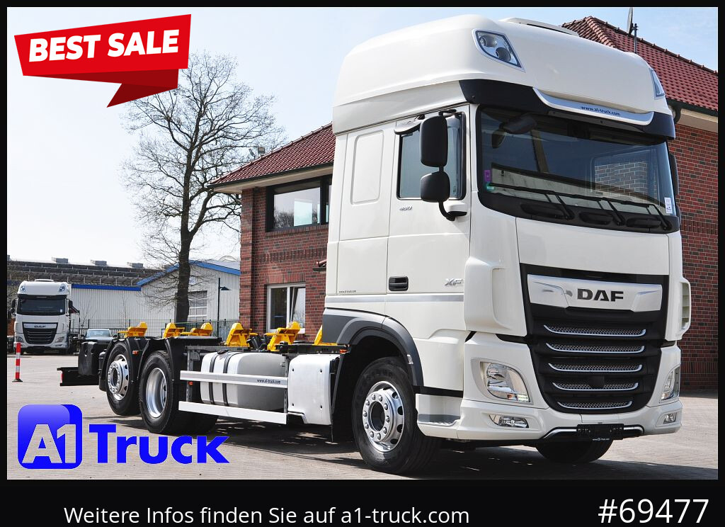 DAF XF 480 Intarder, Multiwechsler 2x AHK, TÜV 10-2026 - Chassi lastbil: bild 1 DAF XF 480 Intarder, Multiwechsler 2x AHK, TÜV 10-2026 - Chassi lastbil: bild 1