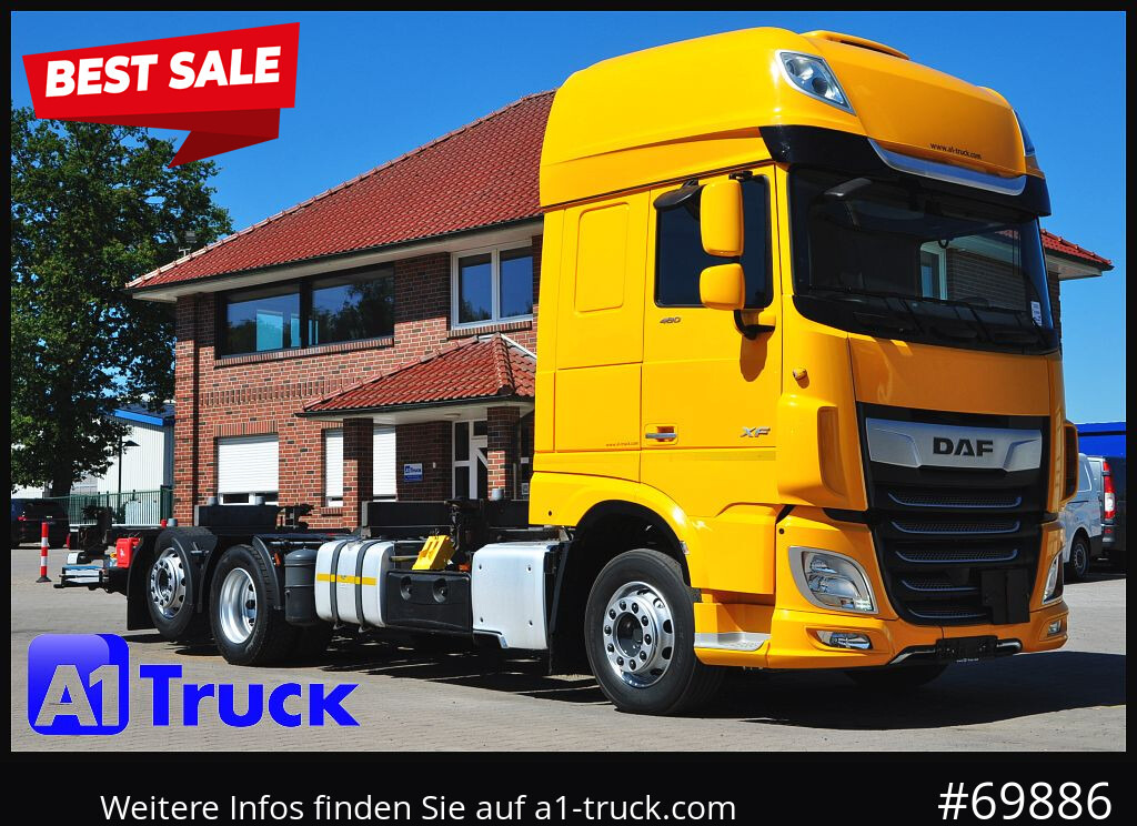 DAF XF 480, MultiBDF, 7,45, Standklima, LBW, - Containerbil/ Växelflak lastbil: bild 1 DAF XF 480, MultiBDF, 7,45, Standklima, LBW, - Containerbil/ Växelflak lastbil: bild 1