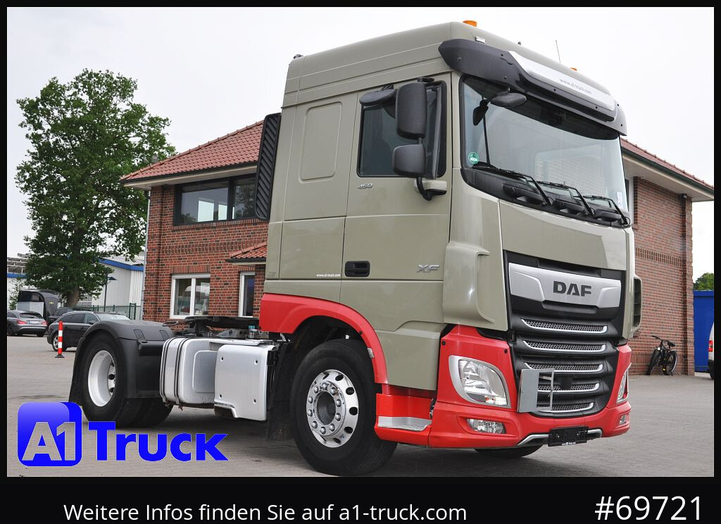 DAF XF 450 FT, Standklima, Hydraulik, - Dragbil: bild 1 DAF XF 450 FT, Standklima, Hydraulik, - Dragbil: bild 1