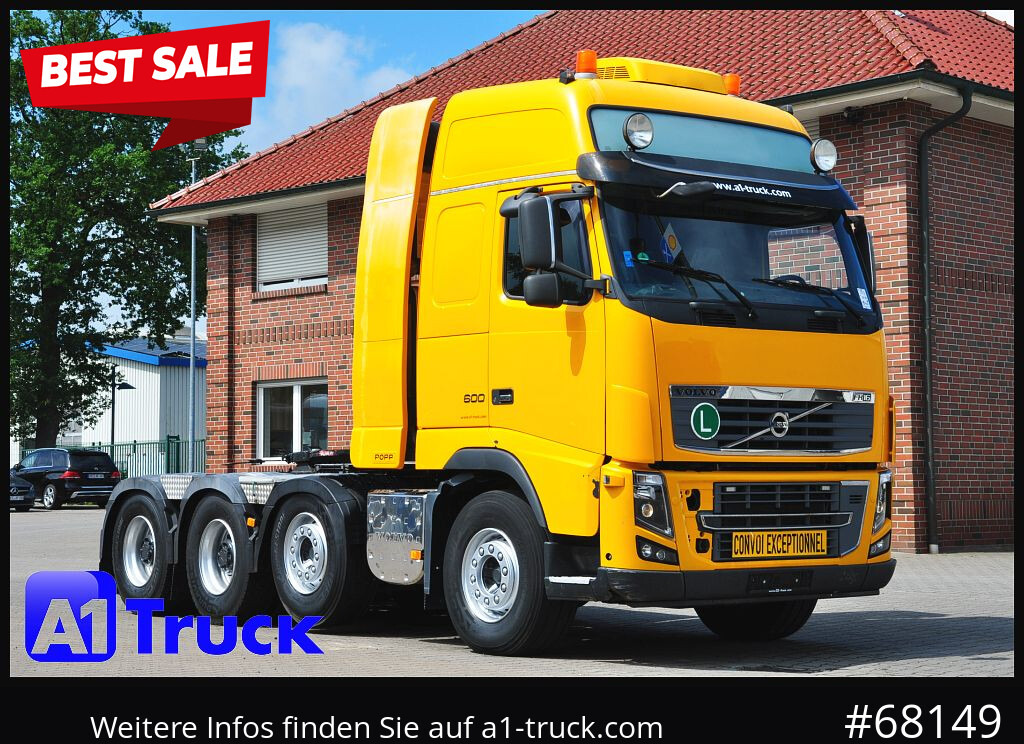 VOLVO FH16, 600, Schwerlast 180to, 8x4, Standklima, Liftachse, - Dragbil: bild 1 VOLVO FH16, 600, Schwerlast 180to, 8x4, Standklima, Liftachse, - Dragbil: bild 1