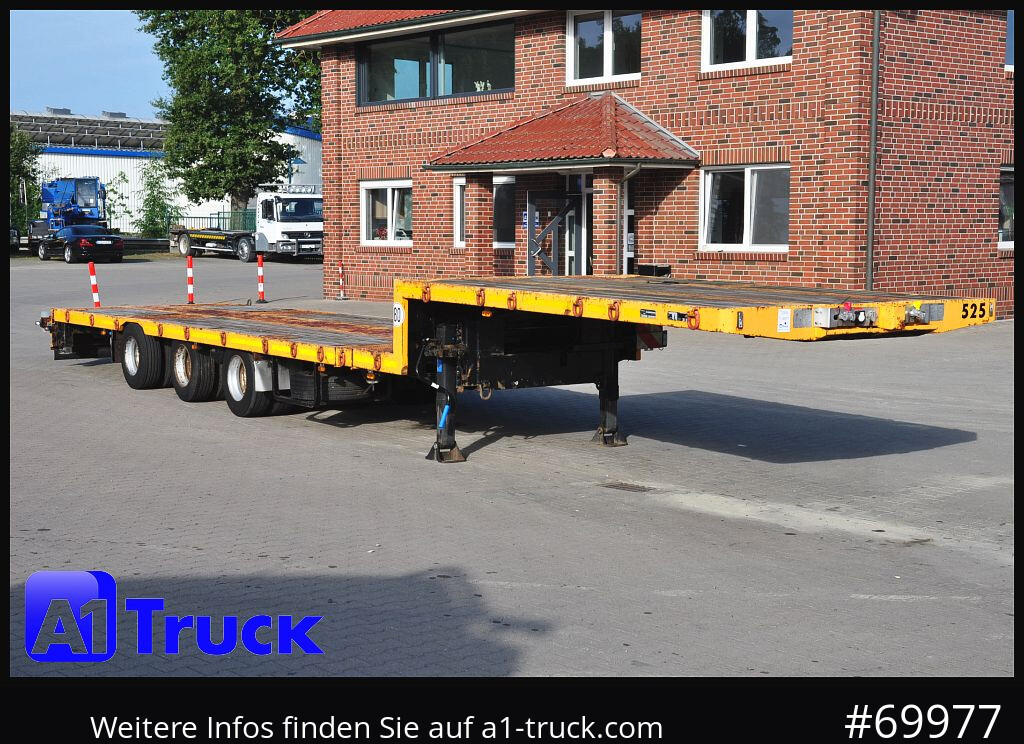 GOLDHOFER STN-3L-37, Tele Tieflader, Lenkachse, - Låg lastare semitrailer: bild 1 GOLDHOFER STN-3L-37, Tele Tieflader, Lenkachse, - Låg lastare semitrailer: bild 1