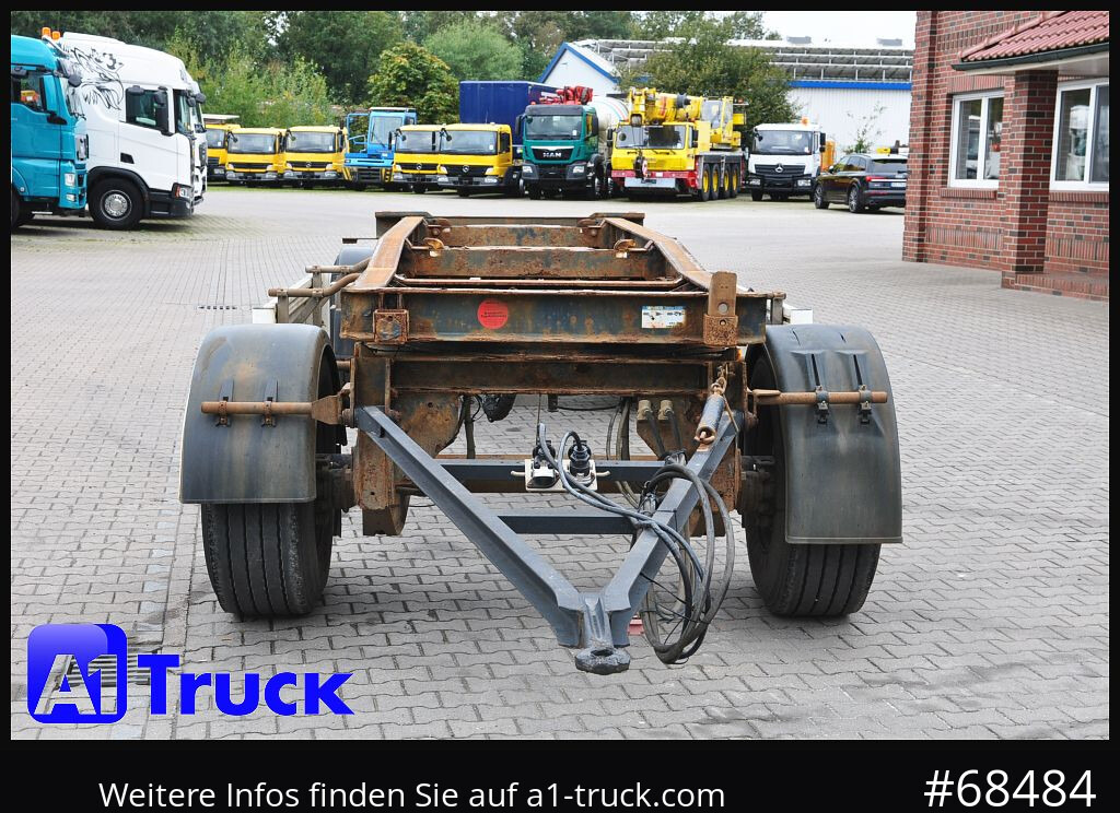 HUEFFERMANN HSA 1870, Abrollanhänger, Schlitten, - Lastväxlarsläp/ Liftdumpersläp: bild 3 HUEFFERMANN HSA 1870, Abrollanhänger, Schlitten, - Lastväxlarsläp/ Liftdumpersläp: bild 3