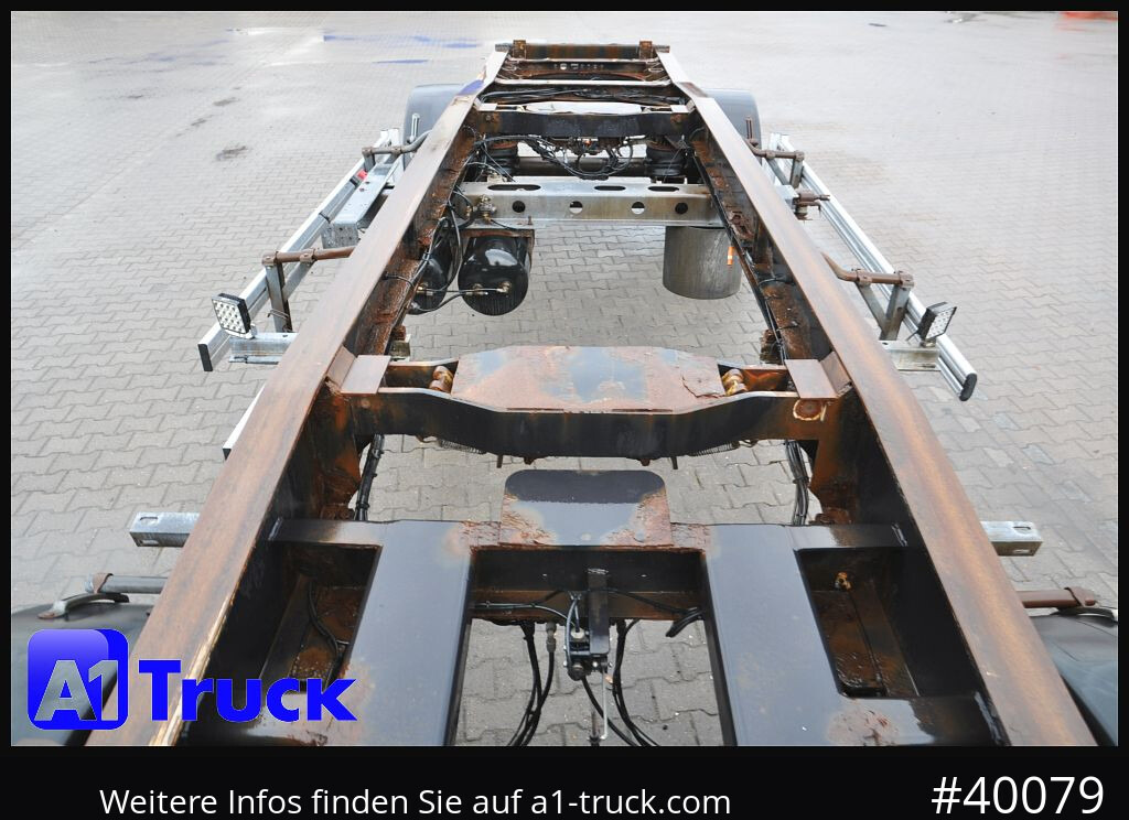 HUEFFERMANN HSA 1870, Abrollanhänger, Schlitten, - Lastväxlarsläp/ Liftdumpersläp: bild 2 HUEFFERMANN HSA 1870, Abrollanhänger, Schlitten, - Lastväxlarsläp/ Liftdumpersläp: bild 2