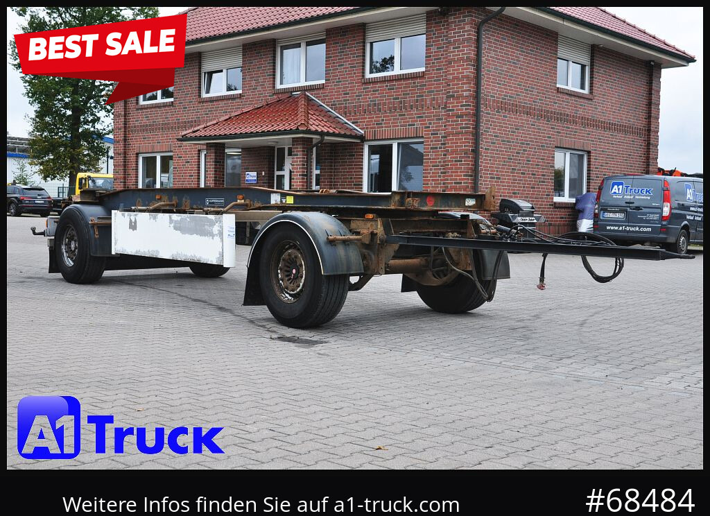 HUEFFERMANN HSA 1870, Abrollanhänger, Schlitten, - Lastväxlarsläp/ Liftdumpersläp: bild 1 HUEFFERMANN HSA 1870, Abrollanhänger, Schlitten, - Lastväxlarsläp/ Liftdumpersläp: bild 1