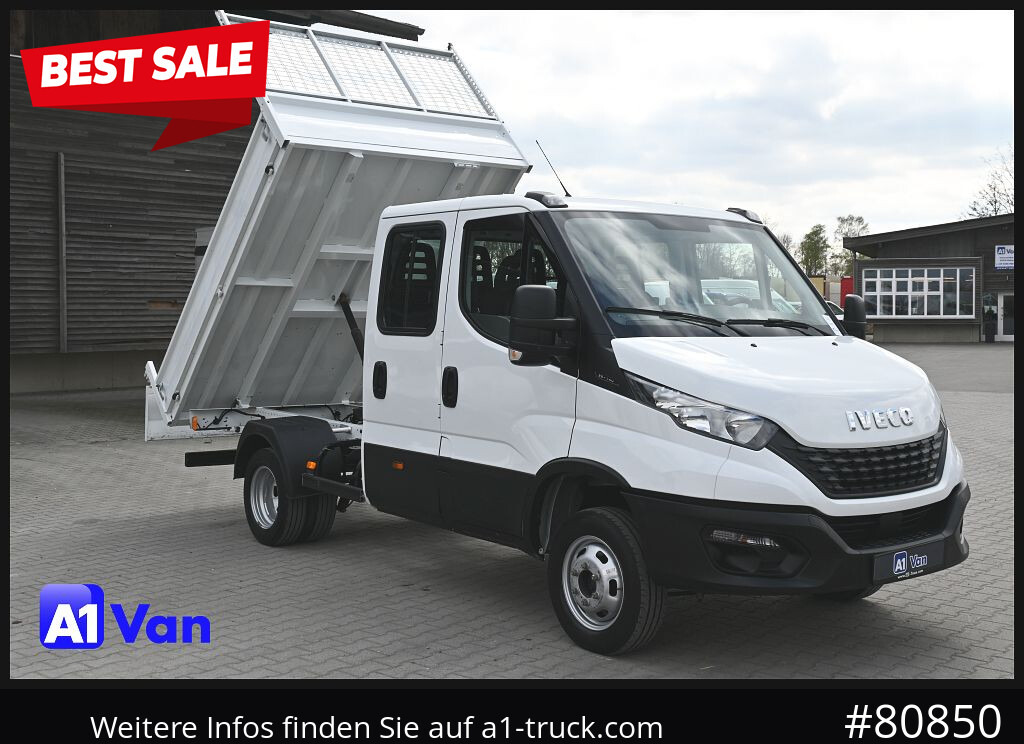 IVECO Daily 35C14 Kipper, Klima, Tempomat, AHK - Transportbil med tippflak, Dubbelhytt transportbil: bild 1 IVECO Daily 35C14 Kipper, Klima, Tempomat, AHK - Transportbil med tippflak, Dubbelhytt transportbil: bild 1