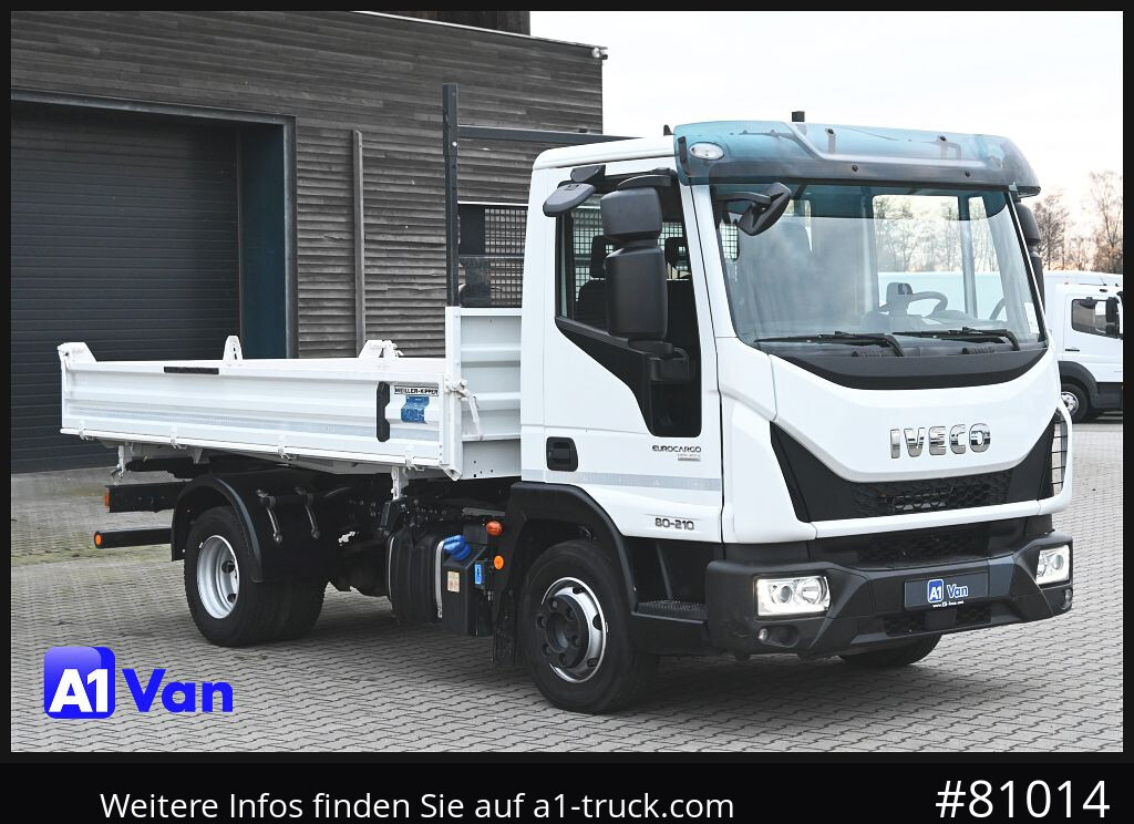 IVECO Eurocargo 80E21 Kipper, Meiller, Klima, 2x AHK - Transportbil med tippflak: bild 1 IVECO Eurocargo 80E21 Kipper, Meiller, Klima, 2x AHK - Transportbil med tippflak: bild 1