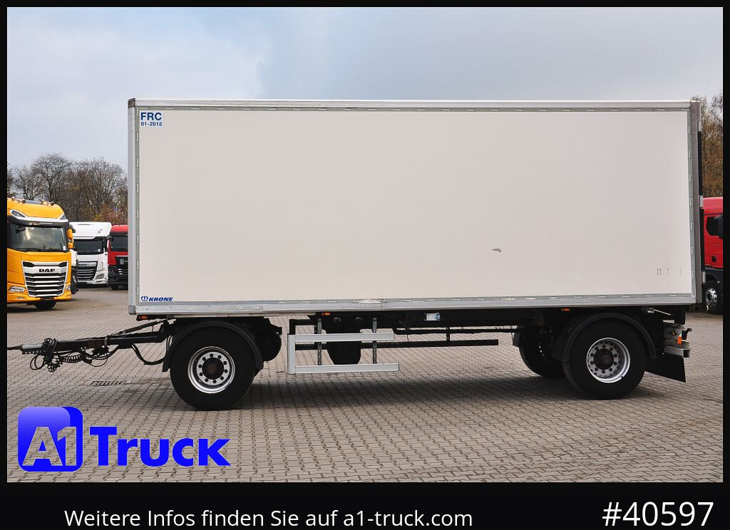 Skåpsläp KRONE Koffer ISO, stark isoliert ehemaliger Kühlkoffer, Aluboden: bild 12