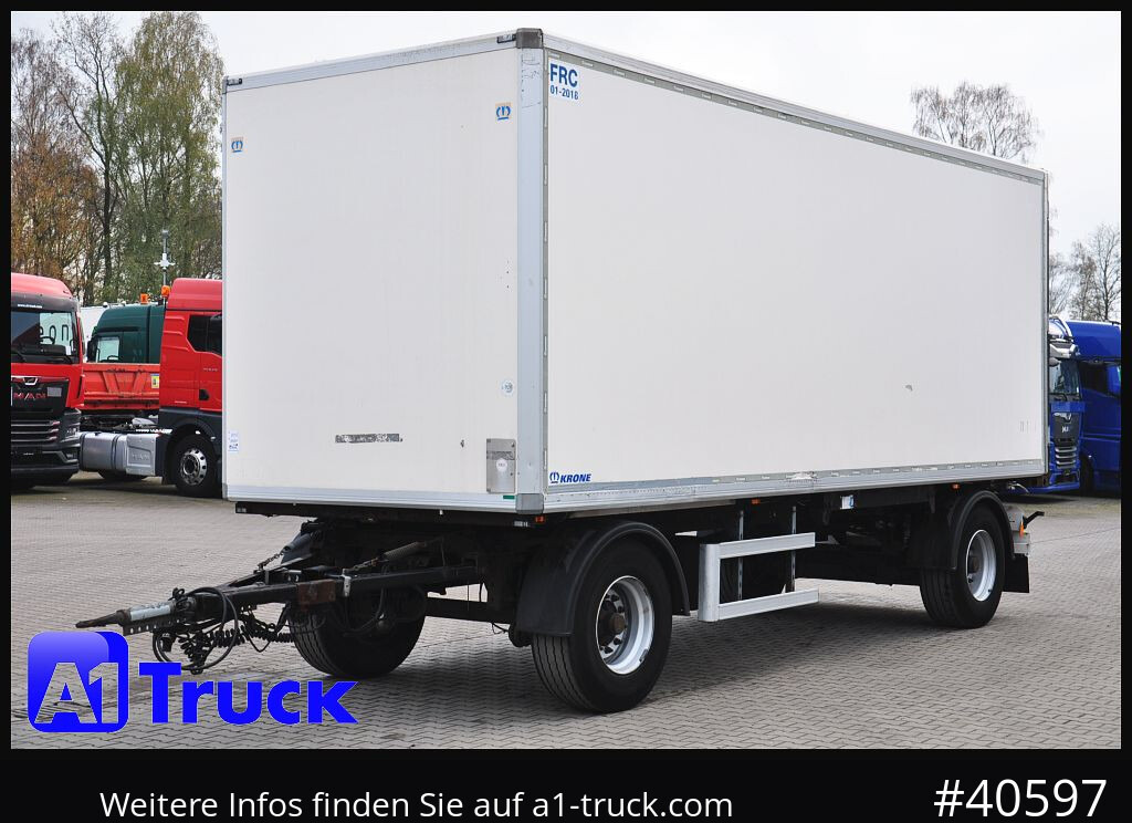 Skåpsläp KRONE Koffer ISO, stark isoliert ehemaliger Kühlkoffer, Aluboden: bild 14