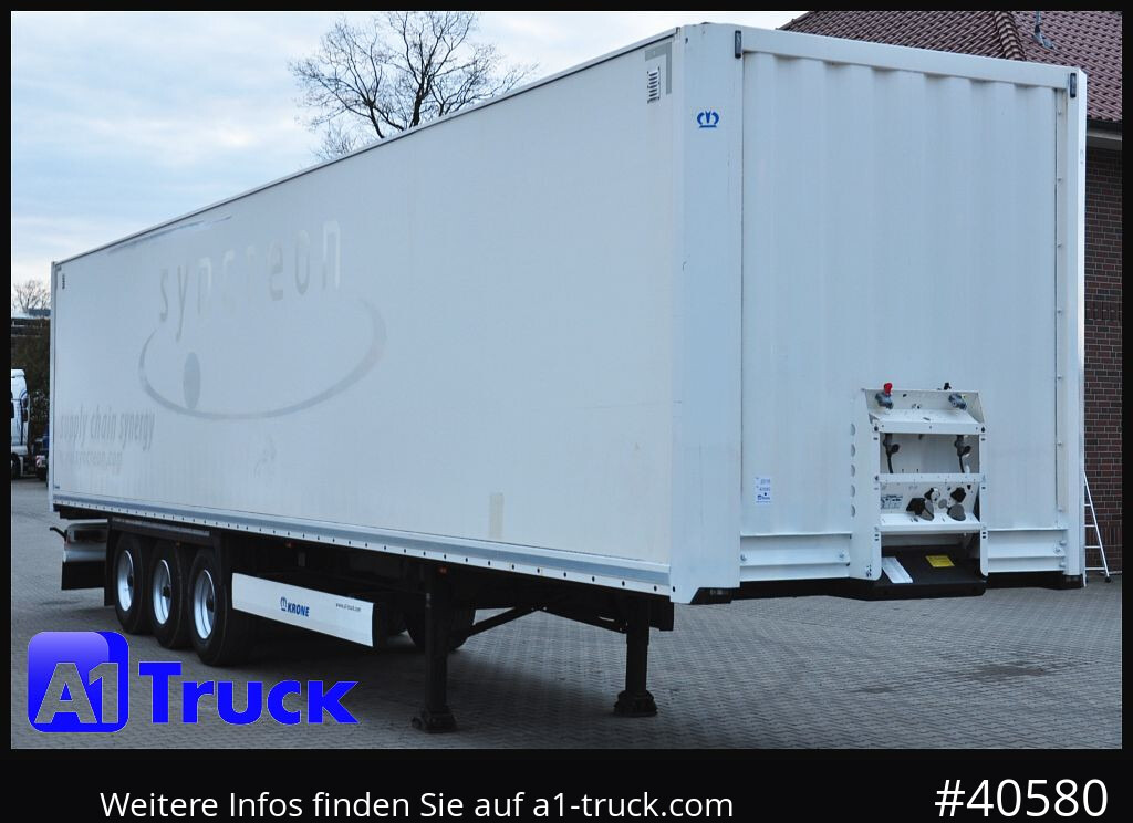 KRONE SDK 27, Koffer, 1 Vorbesitzer, Plywood, - Skåp semitrailer: bild 1 KRONE SDK 27, Koffer, 1 Vorbesitzer, Plywood, - Skåp semitrailer: bild 1