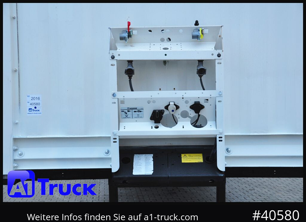 Skåp semitrailer KRONE SDK 27, Koffer, 1 Vorbesitzer, Plywood,: bild 8 Skåp semitrailer KRONE SDK 27, Koffer, 1 Vorbesitzer, Plywood,: bild 8