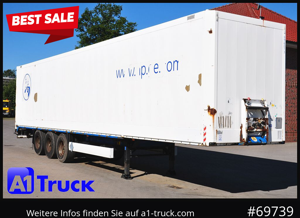 KRONE SDK 27, Koffer, Textil, 1 Vorbesitzer - Skåp semitrailer: bild 1 KRONE SDK 27, Koffer, Textil, 1 Vorbesitzer - Skåp semitrailer: bild 1