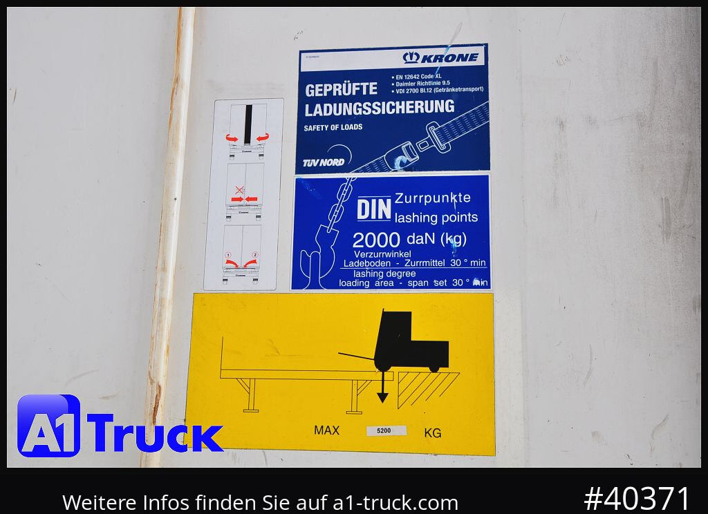 KRONE Wechselbrücke 7,45 neue Plane, Bordwand - Kapell växelflak: bild 3 KRONE Wechselbrücke 7,45 neue Plane, Bordwand - Kapell växelflak: bild 3