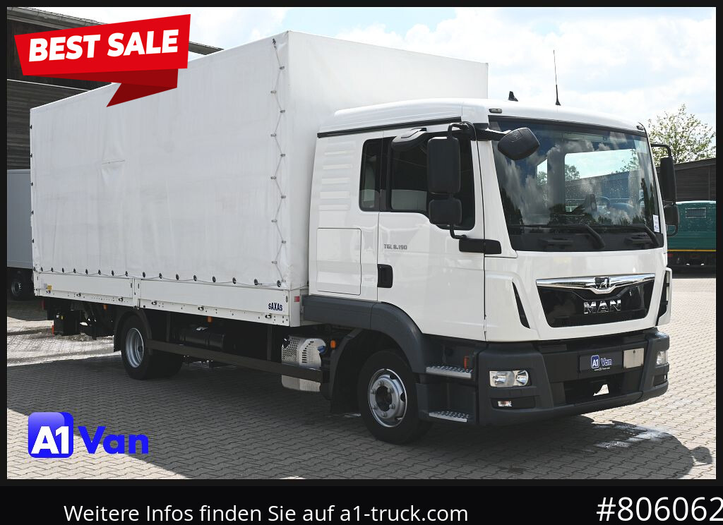Kapellbil MAN TGL 8.190 4x2 BL Pritsche Plane, LBW,: bild 1