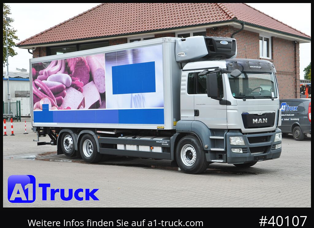 MAN TGS 26.360, Carrier 1150 Rolltor+ LBW, Lift - Kylbil lastbil: bild 1 MAN TGS 26.360, Carrier 1150 Rolltor+ LBW, Lift - Kylbil lastbil: bild 1