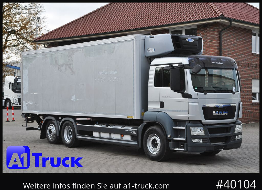 MAN TGS 26.360, Carrier 1150 Rolltor+ LBW, Liftachse, - Kylbil lastbil: bild 1 MAN TGS 26.360, Carrier 1150 Rolltor+ LBW, Liftachse, - Kylbil lastbil: bild 1