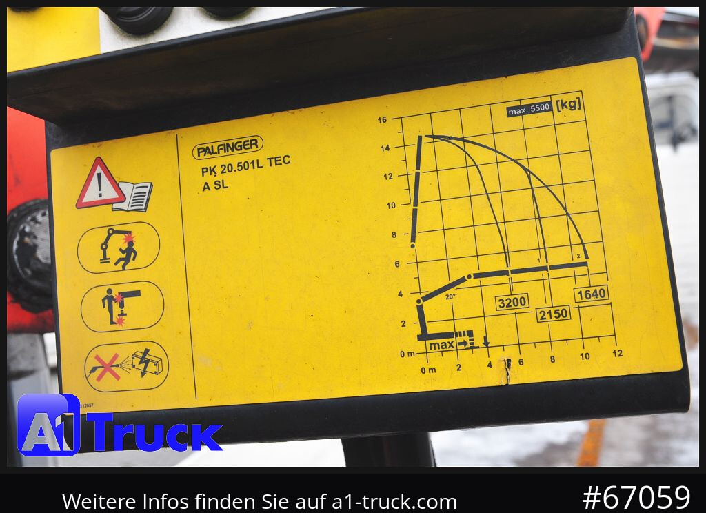 MAN TGS 26.440, Kran PK20.501L Lenkachse, - Flakbil, Kranbil: bild 2 MAN TGS 26.440, Kran PK20.501L Lenkachse, - Flakbil, Kranbil: bild 2