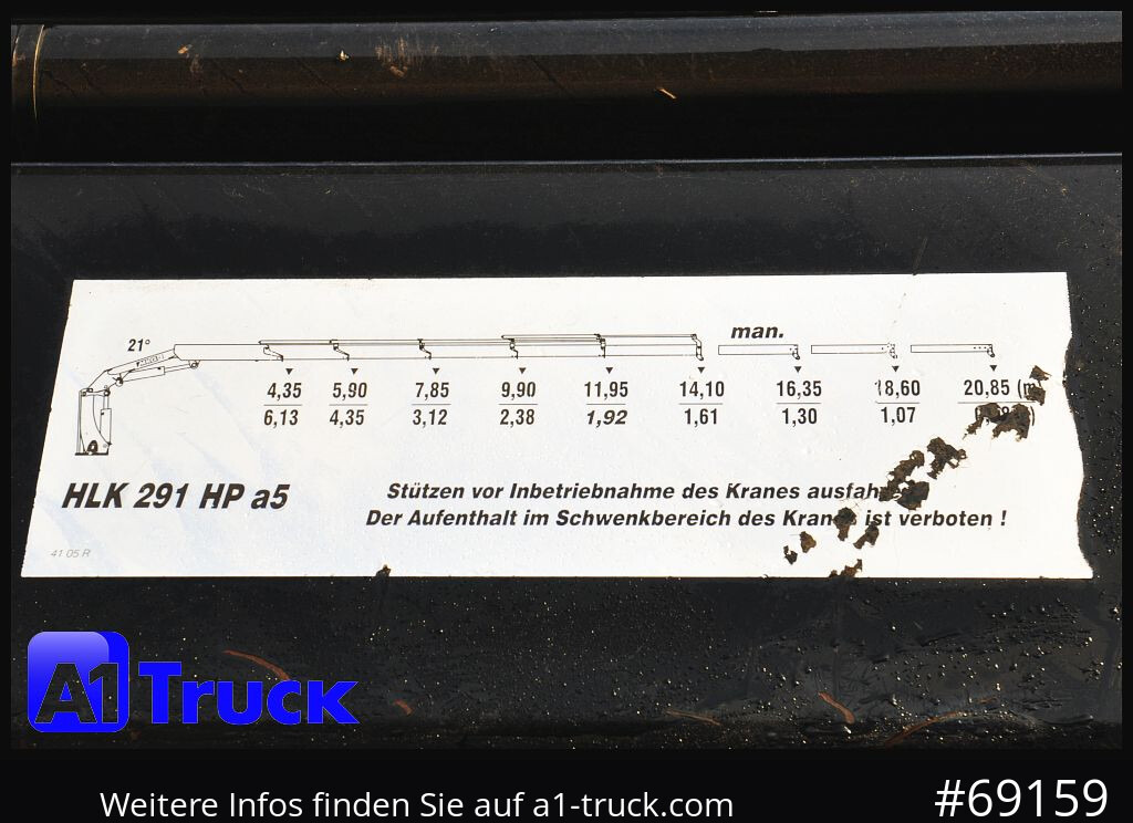 MERCEDES-BENZ Actros 1844 MP3, Kran MKG 291 HP 5+3 Funk, TÜV 06/2026 - Kranbil: bild 2 MERCEDES-BENZ Actros 1844 MP3, Kran MKG 291 HP 5+3 Funk, TÜV 06/2026 - Kranbil: bild 2