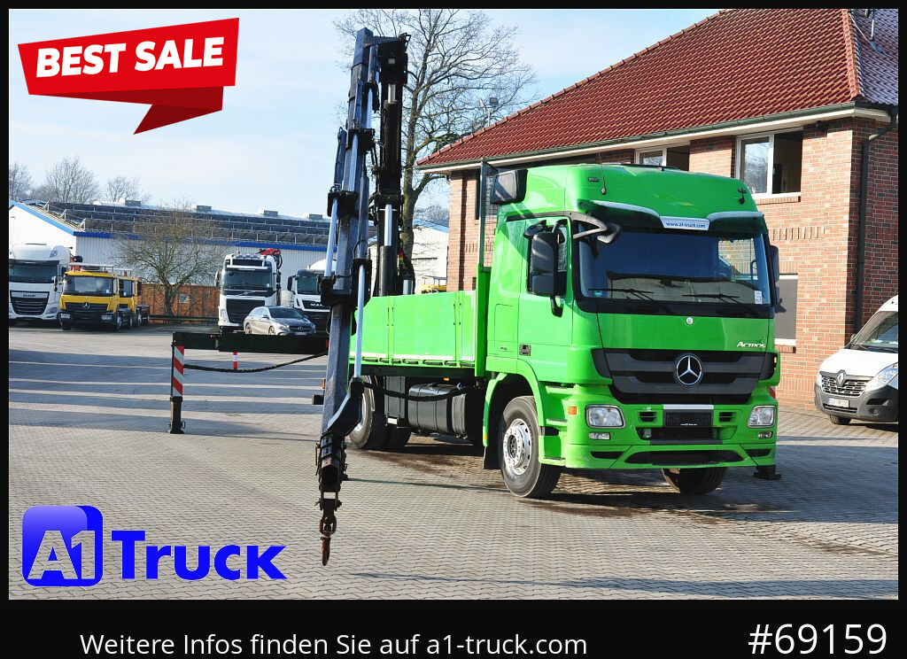 MERCEDES-BENZ Actros 1844 MP3, Kran MKG 291 HP 5+3 Funk, TÜV 06/2026 - Kranbil: bild 1 MERCEDES-BENZ Actros 1844 MP3, Kran MKG 291 HP 5+3 Funk, TÜV 06/2026 - Kranbil: bild 1