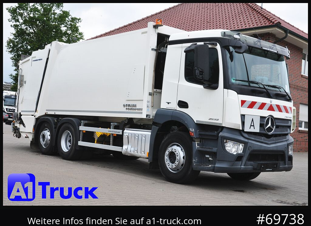 MERCEDES-BENZ Antos 2532 Faun Powerpress II Zöller Detla 2301, - Sopbil: bild 1 MERCEDES-BENZ Antos 2532 Faun Powerpress II Zöller Detla 2301, - Sopbil: bild 1