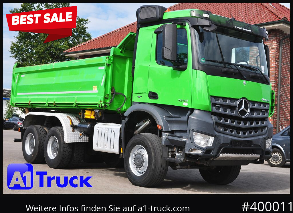 MERCEDES-BENZ Arcos 3342 BB, 6X6 Meiller Bordmatik - Tippbil lastbil: bild 1 MERCEDES-BENZ Arcos 3342 BB, 6X6 Meiller Bordmatik - Tippbil lastbil: bild 1