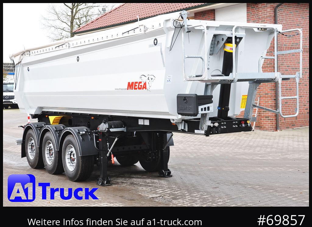 REISCH Mega 25m³ Lift Stahl SAF 4X4 Allrad 1350mm - Tippbil semitrailer: bild 1 REISCH Mega 25m³ Lift Stahl SAF 4X4 Allrad 1350mm - Tippbil semitrailer: bild 1
