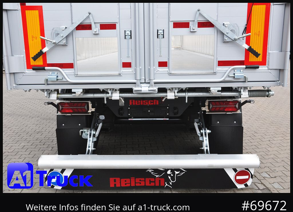 REISCH RHKS, Alu-Kippmulde 50m³, NEU Kombitüren, Alufelgen, Liftachse, - Tippbil semitrailer: bild 5 REISCH RHKS, Alu-Kippmulde 50m³, NEU Kombitüren, Alufelgen, Liftachse, - Tippbil semitrailer: bild 5