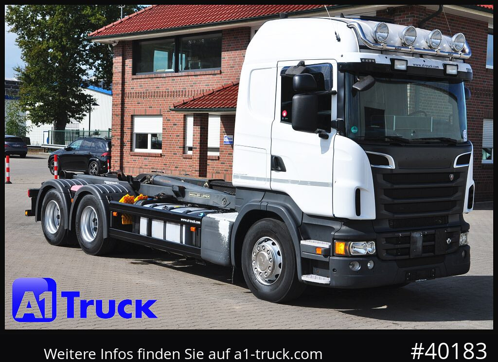 SCANIA R500, V8,, Meiller, Liftachse, - Lastväxlare lastbil: bild 1 SCANIA R500, V8,, Meiller, Liftachse, - Lastväxlare lastbil: bild 1