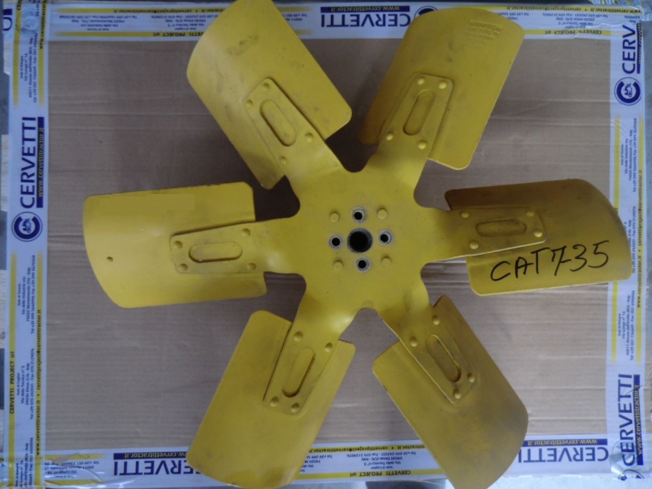 Caterpillar 735 Ventola - Fläkt för Byggmaskiner: bild 2 Caterpillar 735 Ventola - Fläkt för Byggmaskiner: bild 2