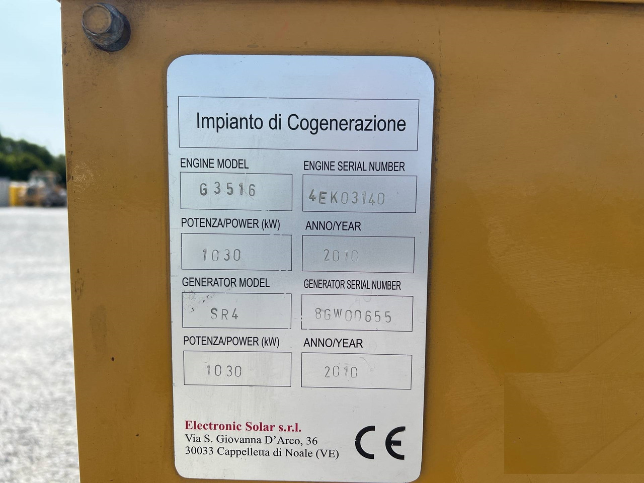 Caterpillar G3516 - Elgenerator: bild 5 Caterpillar G3516 - Elgenerator: bild 5